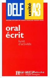 DELF Unité A3. Livret d'activités