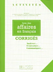 Faire des affaires en français. Corrigés