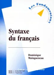 Syntaxe du français