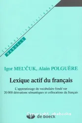 Lexique actif du français