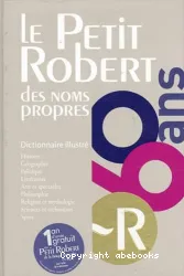 Le Petit Robert des noms propres 2012