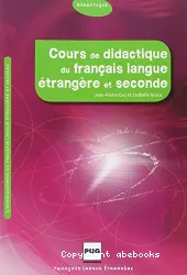 Cours de didactique du français langue étrangère et seconde