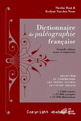 Dictionnaire de paléographie française