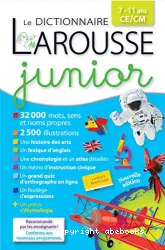 Le dictionnaire Larousse junior