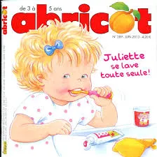 Abricot, 289 - Juin 2013 - Juliette se lave toute seule