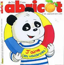 Abricot, 290 - Juillet-Aout 2013 - J'aime les vacances