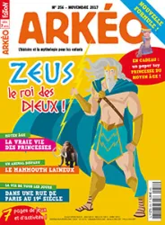 Arkéo Junior, 256 - Novembre 2017 - Zeus, le roi des DIEUX