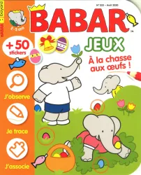 Babar, 333 - Avril 2020 - Jeux. À la chasse aux oeufs !