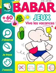 Babar, 336 - Juillet 2020 - Jeux. Vive les vacances !