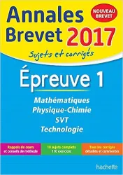 Annales Brevet 2017 - Épreuve 1