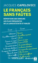 Le français sans fautes