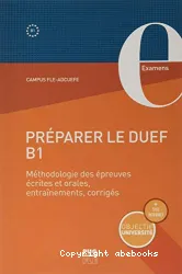 Préparer le DUEF B1