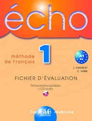 Echo 1. Fichier d'évaluation