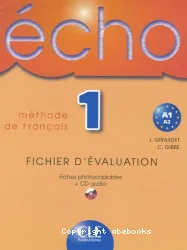 Echo 1. Fichier d'évaluation