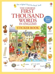 The Usborne first thousand words in English sticker book