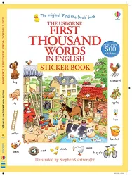 The Usborne first thousand words in English sticker book