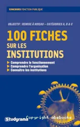 100 fiches sur les institutions